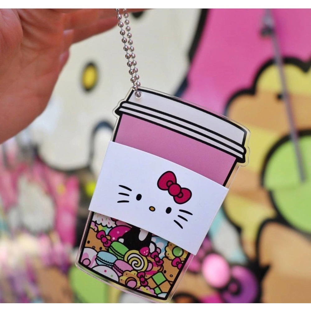 Hello Kitty Grand Cafe Acrylic Keychain